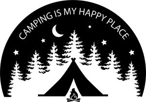 Camping is my happy place